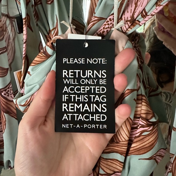 Patbo Printed Long Sleeve Cutout Dress - Peace Lily - Picture 7 of 11